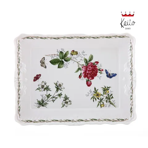 [7번] 게이또 블루밍가든 공주 프레임 접시 (L) 1P