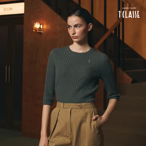 [런칭가 199000원] 프리마클라쎄 캐시미어 100 케이블 풀오버 1종 - 현대Hmall