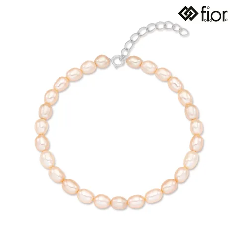 [피오르] [담수진주] [silver] 빈티지 진주 팔찌 (5mm)