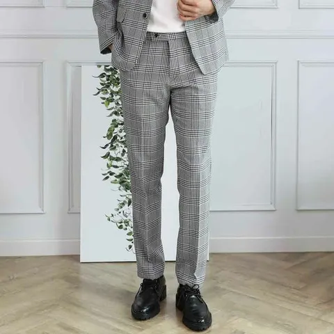 [하프클럽/세컨에디션]여름 글렌체크 정장 바지