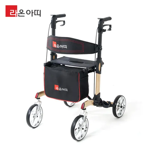 라온아띠 성인용보행기 KCS-578 할머니 할아버지 롤레이터 선물 고령자용 보행차 