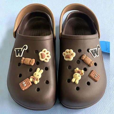 택1 푹신한 비치 브라운 말랑 슬리퍼 여름샌들 키디 +할인쿠폰