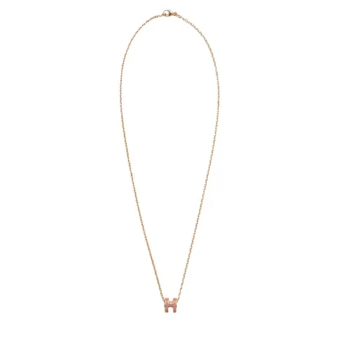 에르메스 미니 팝아슈 팬던트 목걸이 골드 하드웨어 에글랑띤 H147992FE7 +할인쿠폰