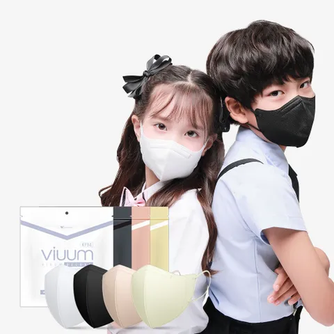 [비움] 디럭스 KF94 국산 새부리형 소형마스크 유아마스크 어린이용 100매