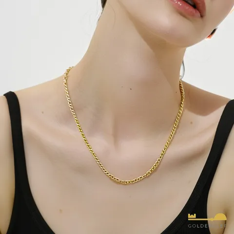 [100% MADE IN ITALY]{골든클레프} 18K 헤링본 목걸이 +무이자12개월