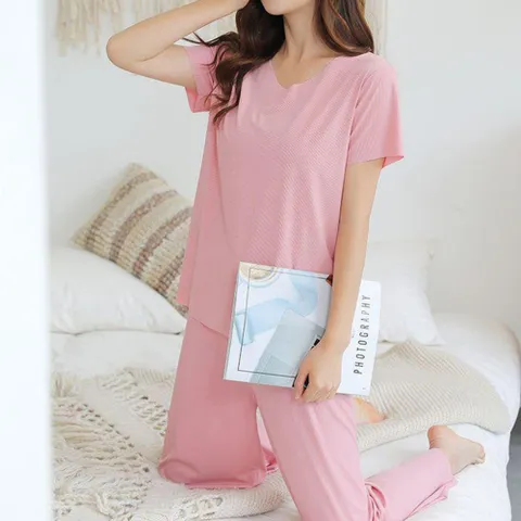 잠옷 파자마 홈웨어 여성 차르르 얇은 세트 셋업 여름