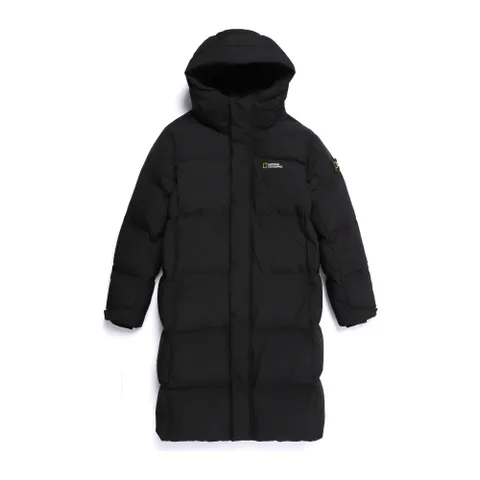 [정상가 : 439000원] N254UDW860 카이만 프로 롱기장 구스다운 점퍼 BLACK