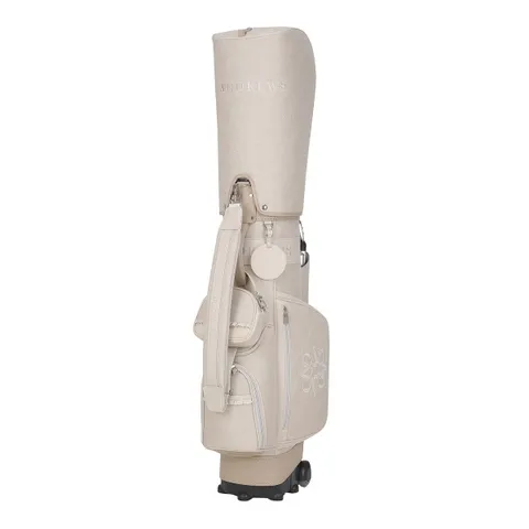 [현대백화점] [♬*100만원이상*구매시_세인트앤드류스-골프공 1더즌증정♬][세인트앤드류스] (821E1CB051) 여성 자카드 패턴 휠 캐디백 + 탈착 파우치 +할인쿠폰