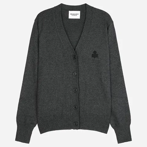 [이자벨마랑]5F CA0104FA C1L17E 02AN 카리나 가디건 다크 그레이 +할인쿠폰 +무이자3개월