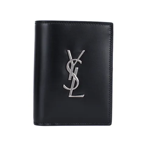 생로랑 모노그램 반지갑 668735 0SX0E 1000 (BLACK)