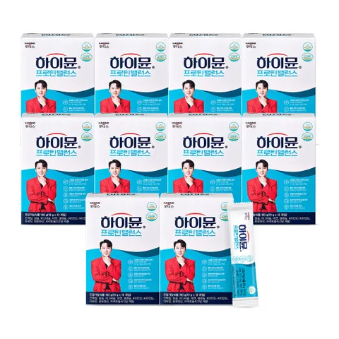 [일동후디스] 하이뮨 프로틴 밸런스 스틱 10박스 (총100포/50일분) +할인쿠폰