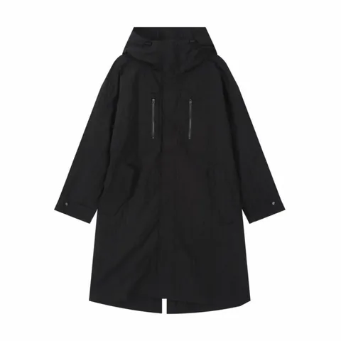 [현대백화점] [버커루] [U] 유니 N/P 후드 롱기장 야상 점퍼(B251JP102P)