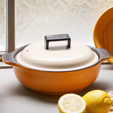 샐마 무균열 뚝배기 전골팟 내열도자기 냄비