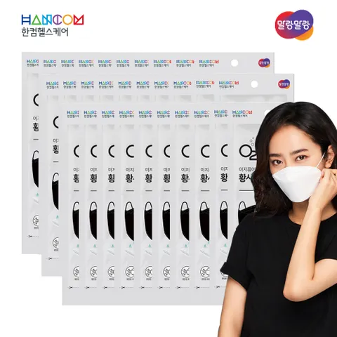 한컴라이프케어 오투웨어 이지퓨어 황사방역용 미세먼지마스크 KF94 대형 블랙 30매