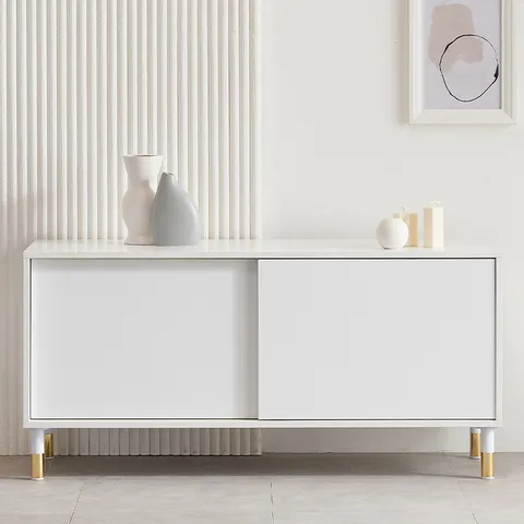 리코 모던 슬라이드 TV 거실장 서랍장 티비다이 1200 핑크 화이트/인테리어