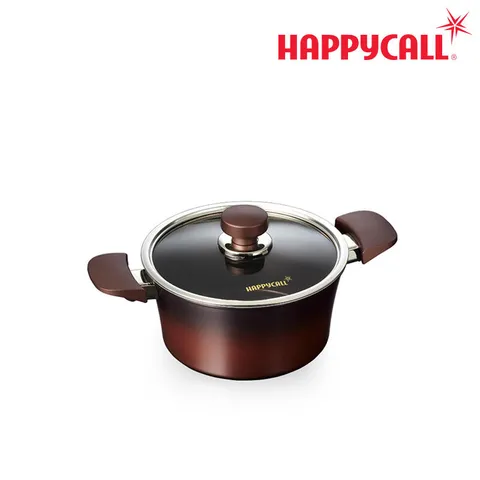 [본사직영] HC해피콜 플라즈마 티타늄 IH 양손냄비 20cm - 현대Hmall