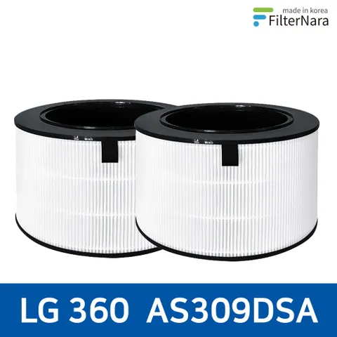 LG 퓨리케어 360 2단형 AS309DSA 공기청정기 호환 필터 H13 프리미엄 골드필터