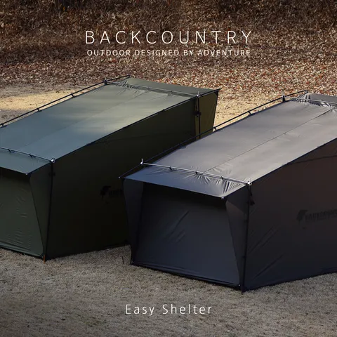 백컨트리 이지쉘터 리빙쉘 감성 겨울캠핑 자립형 쉘터 차박 텐트 +할인쿠폰
