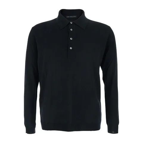 [해외배송][로우 브랜드] 폴로 칼라 버튼 울 스웨터 L1MFW25266730 D001 +할인쿠폰