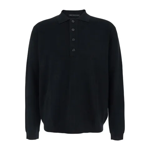 [해외배송][로우 브랜드] 폴로 칼라 버튼 울 스웨터 L1MFW25266736 D001 +할인쿠폰