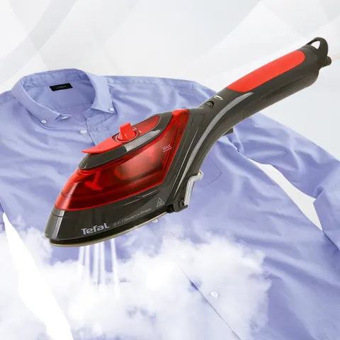 [테팔] 2in1 스팀 프레스 핸디형 스팀다리미 DV8633