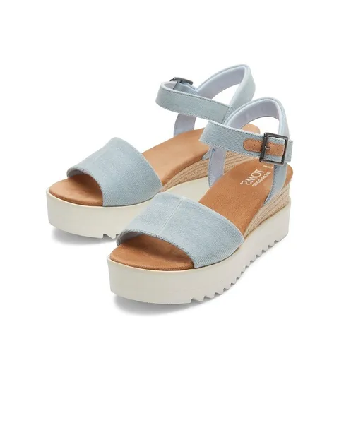 [탐스] [24SS] TOSO4E095B1 클리어런스다이에나 밝은 블루 여성 샌들 +할인쿠폰