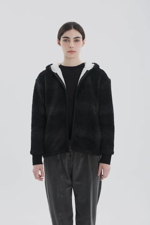 [현대백화점] [제임스펄스] WPSH2554 BONFIRE SHERPA JACKET-CARBON/BLACK PLAID