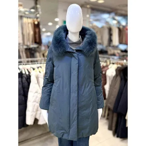 조이너스 세이브존01 폭스퍼 후드 덕 하프 패딩 점퍼 JAEW1WIH390 - 현대Hmall