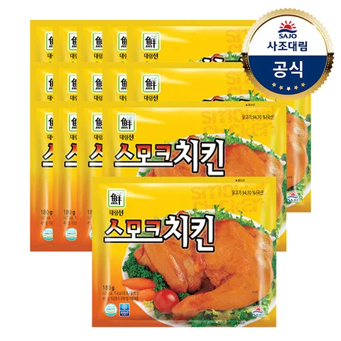 [대림냉장] 스모크치킨 180g x15팩 /훈제/치킨/닭다리 - 현대Hmall