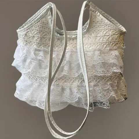 아트박스/신상오픈런 여성용 화이트 레이스 프릴 러블리 디자인 +할인쿠폰