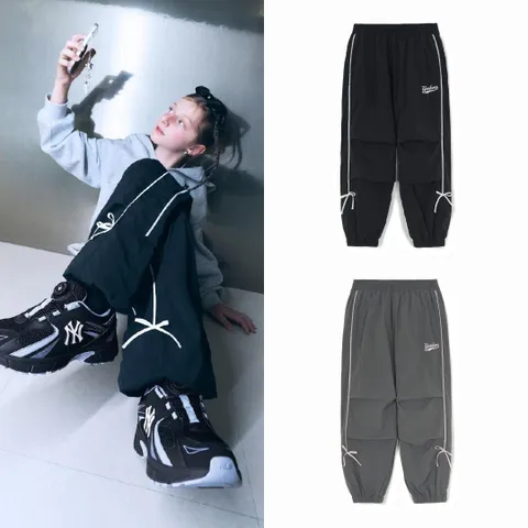 [현대백화점] [MLB키즈DB] 걸즈 리본 조거팬츠 2종택1 (7FWPB1654) +할인쿠폰