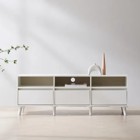 보루네오 마르체 이든 1500 3단서랍 TV다이 높은 거실장 BKC742C