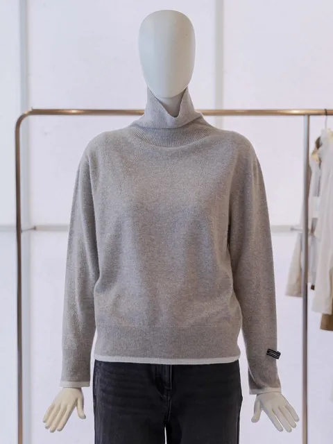 [현대백화점] [CC콜렉트] 울 캐시미어 터틀넥 니트 (E254KSK127)