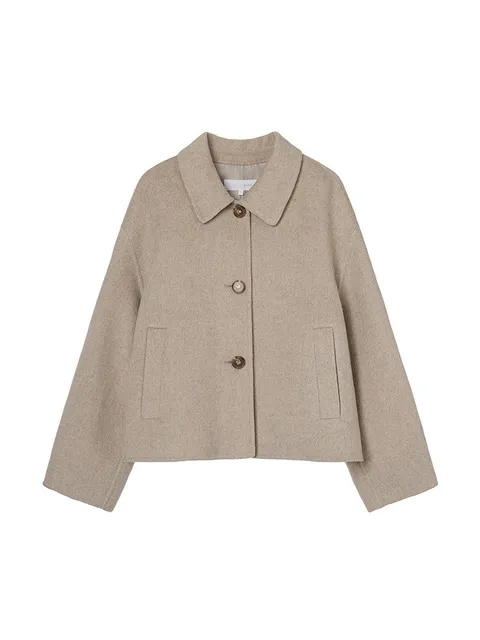 [현대백화점] [올리브데올리브] OW5WHA03 싱글 핸드메이드 숏코트