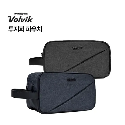 [볼빅] 투지퍼 이중지퍼 파우치 골프백 VAHPPC 블랙/네이비 +할인쿠폰
