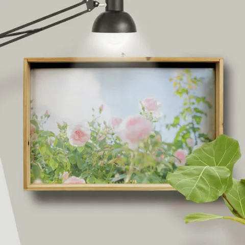 아트박스/꾸밈 tg863-우드프레임액자_은은한꽃향기가나는곳(대형)