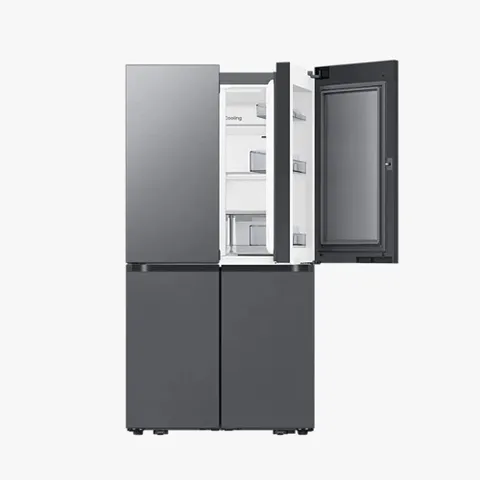 삼성전자 비스포크 AI 냉장고 4도어 902L 푸드쇼케이스 에센셜 다크메탈 RM70F90M2D +할인쿠폰