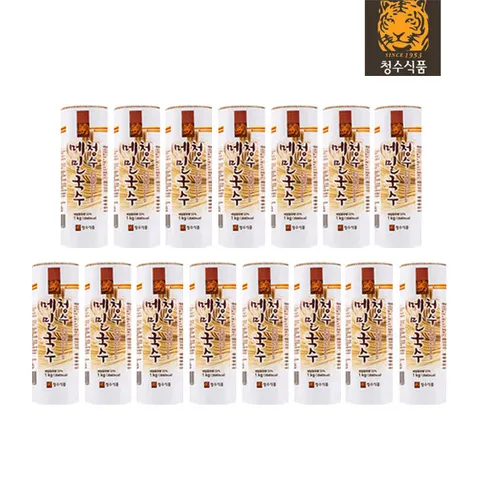 [박스판매]청수 두루마리메밀국수 1KG 15개