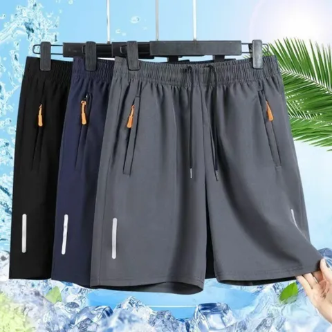 쿨팬츠 아이스바지 냉감바지 여름 쿨 반바지 5부 지퍼포켓 스판 팬츠 남성 +할인쿠폰