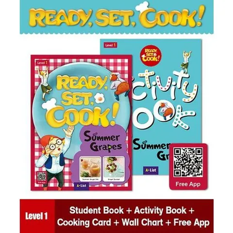 [A List] Ready, Set, Cook! 1  - Summer Grapes SB+AB (with App QR)