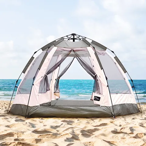 [알뜨리]원터치 육각그늘막텐트_에쉬넷(중형)