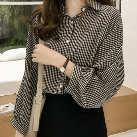 [하프클럽/다잇템]여자 카라 차르르 벌룬소매 블라우스