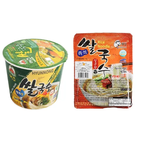 대왕님표 여주쌀국수 멸치맛(92g/5개)국내산 즉석얼큰한맛(92g/5개)