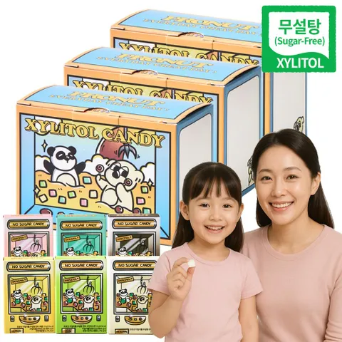 프로넛 자일리톨 캔디 6가지맛 버라이어티팩 3박스 세트