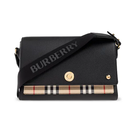 [버버리] 25FW 노트 NOTE 미디움 크로스/숄더백 블랙 8110635 +할인쿠폰