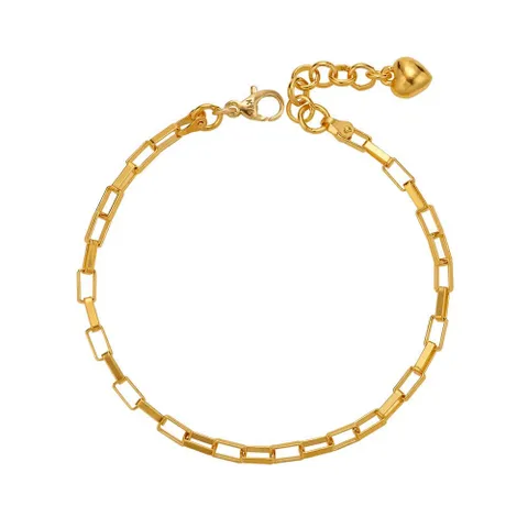 [한국금다이아몬드] 여자 순금 팔찌 체인 큐브 금 24K 7.5g 18K장식 +할인쿠폰