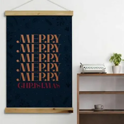 꾸밈 ce663-우드스크롤 60CmX90Cm-메리메리타이포그래피