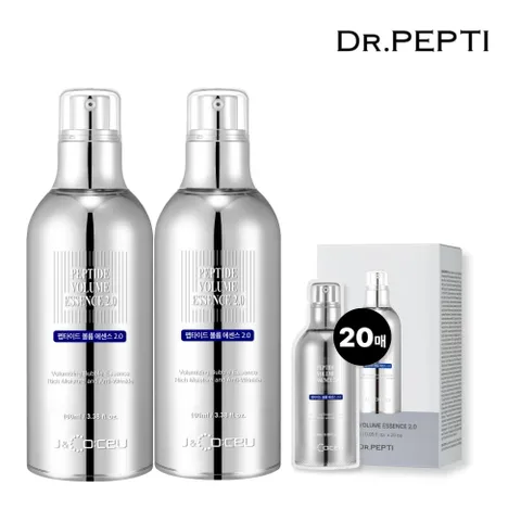 닥터펩티 펩타이드 볼륨에센스 2.0 100mlx2개(+증정)에센스20매