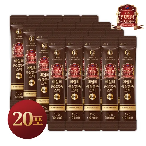 [고려천홍삼] 데일리 홍삼농축스틱골드 15g x 20포