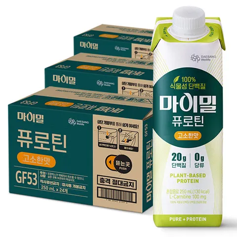 [대상웰라이프] 마이밀 퓨로틴 고소한맛 (250mlx24팩)  3박스